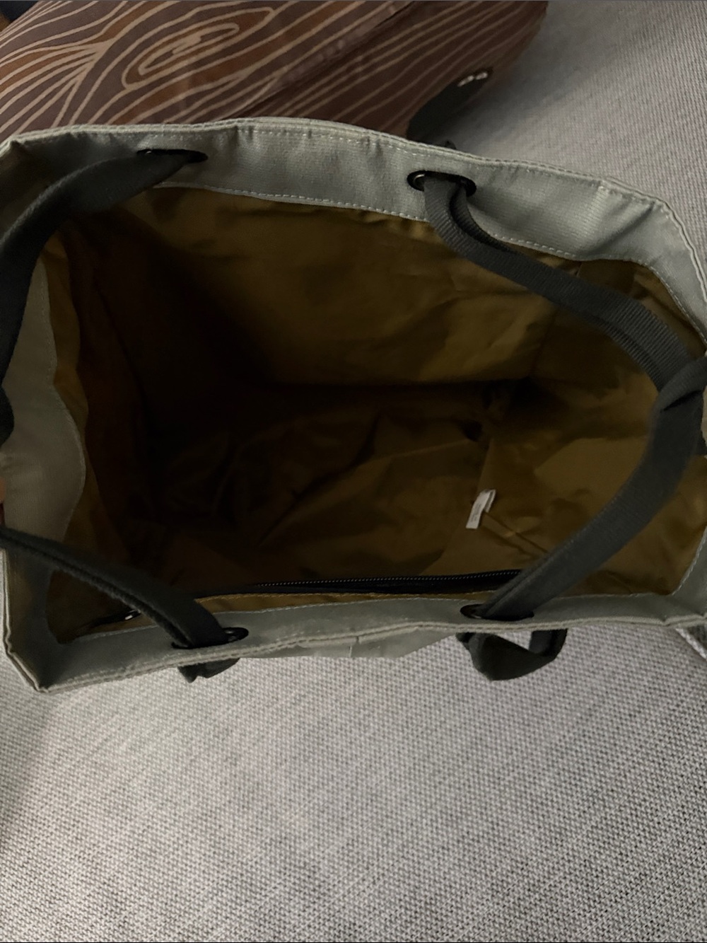 REI Cooperative Green Canvas Convertible Tote or Backpack - Picture 11 of 15